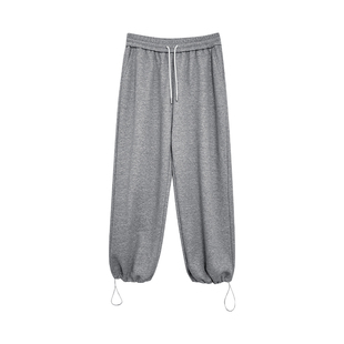 NAZ那子大码冬季华棉加绒宽松显瘦卫裤胖妹妹时尚休闲保暖阔腿裤