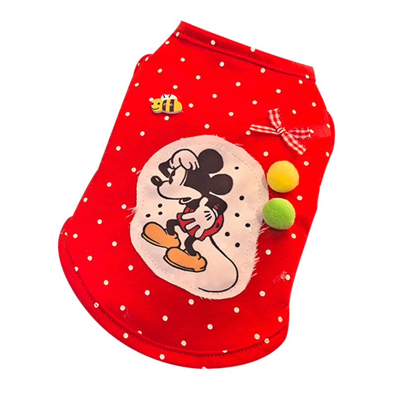 宠物衣服秋冬新年泰迪比熊马尔济斯约克夏猫咪狗狗背心加绒加厚