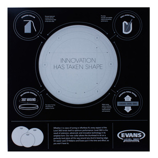 达达里奥Evans 13/14英寸架子鼓军鼓打击面上皮下皮鼓皮H30UV2HDD