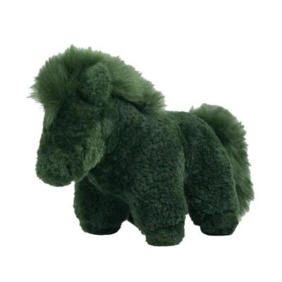 赛波斯纯羊毛柔软小绿马抱枕