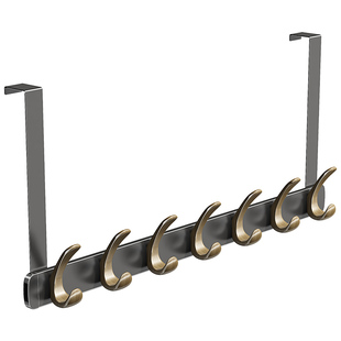 门后挂钩免打孔挂衣架卧室挂门加长挂架衣服帽子收纳壁挂式挂衣钩