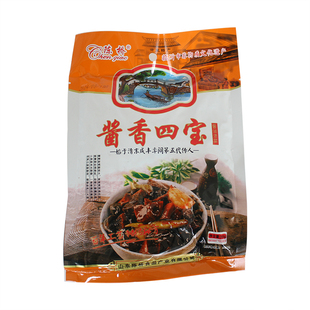陈桥香辣酱香四宝300g传统腌制辣椒咸菜糖蒜五香酱块酱菜下饭菜