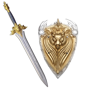 武器儿童玩具剑pu女孩玩具刀炫酷兵器软胶宝剑小男孩礼物橡胶盾牌