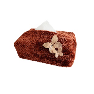 原创小众法式中古风高级感2026新款纸巾盒家用客厅桌面纸巾收纳包