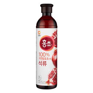 清净园红醋韩国进口果醋石榴蓝莓覆盆子水果醋饮料青苹果醋900ml