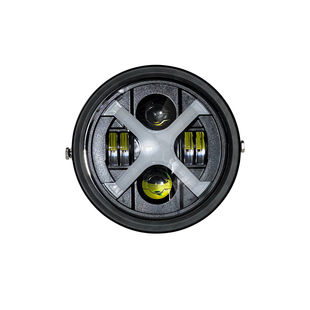 适用于奔达灰石250大灯亮 金吉拉圆灯 黑旗金吉拉250大灯配件改装