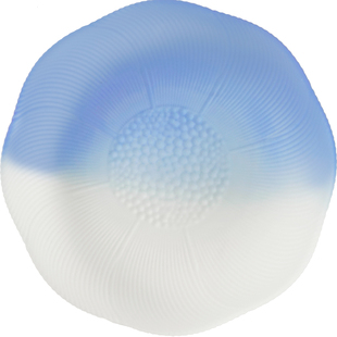 三汀日式磨砂水晶玻璃盘子冷餐盘点心碟水果盘早餐盘家用客厅菜盘