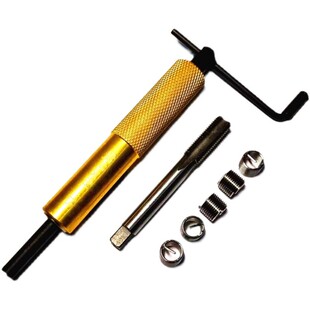 钢丝螺套安装工具牙套丝套专用丝锥钻头螺纹螺丝孔滑丝修复护套装