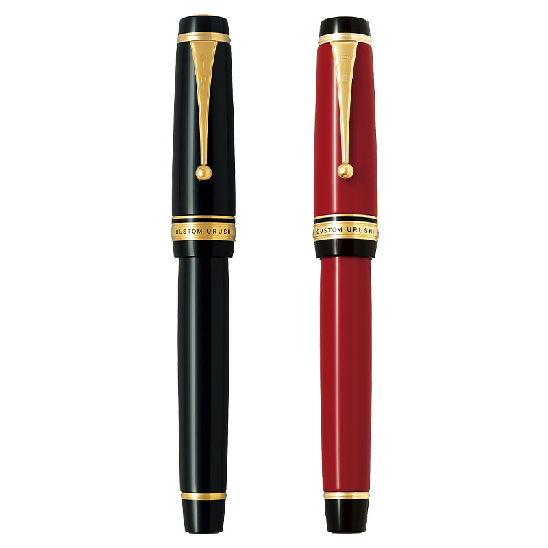 【商务送礼】日本Pilot百乐贵客漆钢笔CUSTOM URUSHI 18K30号双色金尖生漆硬橡胶商务签字笔高档送礼礼盒