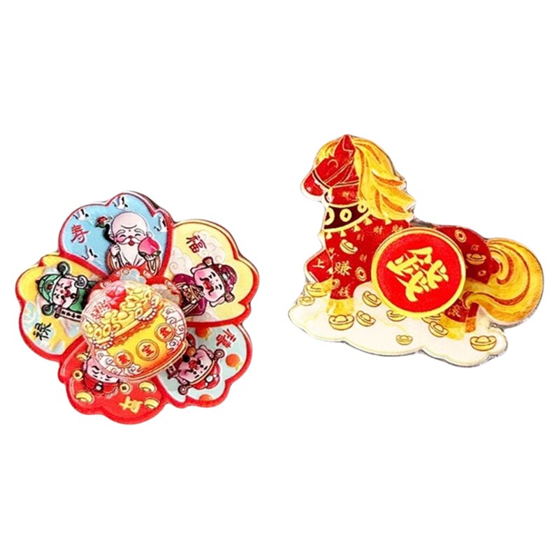 马上转钱磁吸冰箱贴卡通可爱旋转