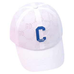 宝宝棒球帽子薄款儿童速干布运动帽白色夏天男童女童遮阳防晒帽潮