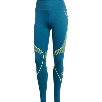 阿迪达斯女士跑步收腹紧身运动裤