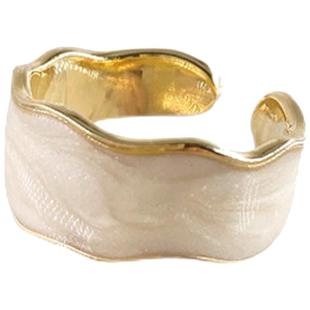 新款2025纯银食指戒指女ins酷帅混搭时尚个性夸张潮流开口指环