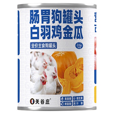 关谷庄狗狗全价主食罐头果蔬营养拌狗粮伴侣幼犬肉泥主食宠物湿粮