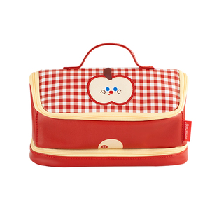 一木林涂鸦小房子大容量笔袋初高中生原创设计可爱文具盒2025新款高颜值文具袋生日礼物文具礼盒手提化妆包