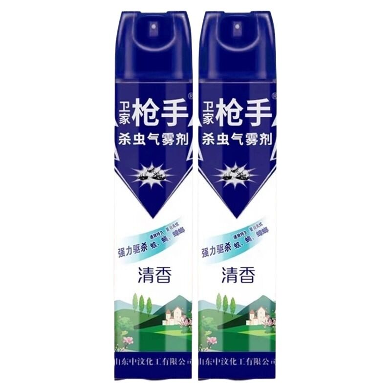 卫家枪手杀虫剂家用室内无毒气雾剂除蟑螂药苍蝇灭蚊子喷雾剂多种