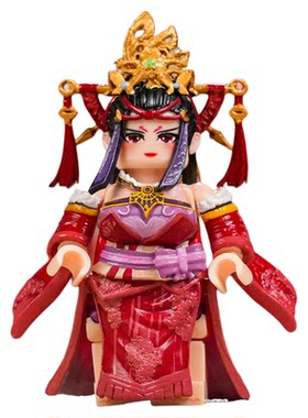 不良人女帝国潮国创动漫女生第三方性感美女人仔小人积木手办摆件