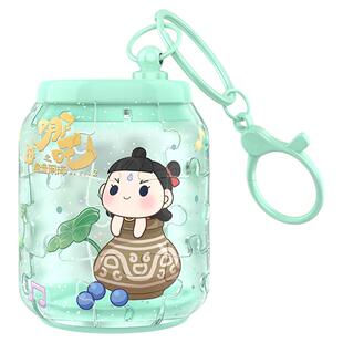 3D-JP哪吒魔童闹海立体收纳罐拼图实用diy亚克力迷你挂件创意礼物