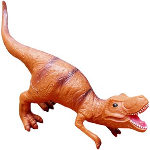 软胶大恐龙野生动物模型大象犀牛袋鼠副栉龙棘龙玩偶儿童玩具摆件