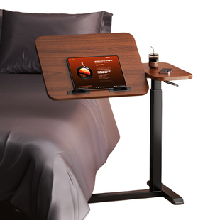 可移动升降床边桌居家电脑桌客厅沙发边几居家办公桌学生学习桌写字桌儿童阅读书桌懒人小桌床头可折叠小桌板