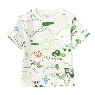 巴拉巴拉儿童短袖t恤男童女童纯棉半袖夏装2026新款童装宝宝上衣