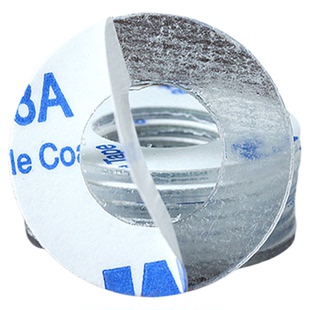 硬pvc透明平垫片粘胶塑料单面背胶圆垫圈带胶垫片绝缘介子M2M12HH