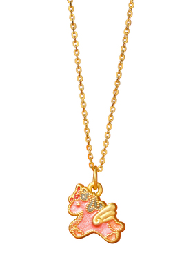 【生日礼物】小马项链999纯银