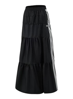 adidasOriginals长款分层半身裙