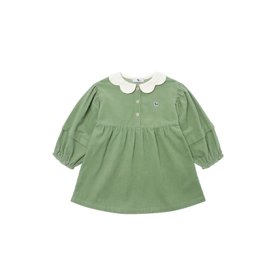 BLUEDOG韩国花边领儿童连衣裙