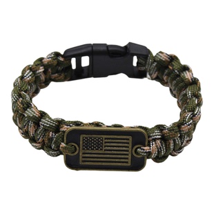 伞绳编织求生手链七芯多色可选户外求生手环礼品多用途彩色救生绳