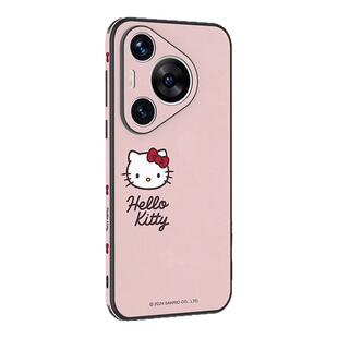 HelloKitty正版适用华为Pura70pro手机壳新款素皮prua70ultra系列高级感p70小众外壳+保护套带挂绳pure三丽鸥