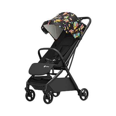 轻便一键折叠婴儿推车可坐躺
