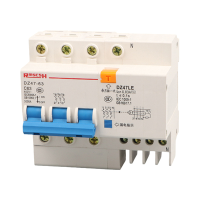 三相四线漏电保护器空气开关