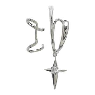 SUMIYAKI浮游星号耳夹女无耳洞神器小众中性风个性设计感耳骨夹