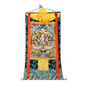 欧斯特郎迦玛矿物颜料唐卡家用尊胜佛母墙壁玄关装饰挂画现货