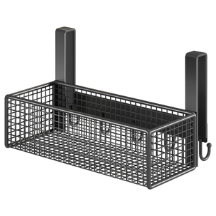 浴室置物架卫生间玻璃门挂架厕所收纳架子毛巾架淋浴房悬挂式挂篮