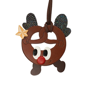 fingerstudio指作 童话公主精灵miu包挂挂饰牛皮皮质高级lv挂件