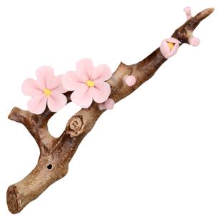 茶宠陶瓷梅花香插茶台摆设装饰品茶桌上的佛系小摆件禅意茶艺配件