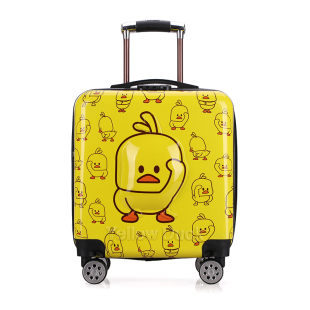 小熊拉杆箱18寸20寸万向轮儿童行李登机箱小孩子卡通旅行拖箱女男