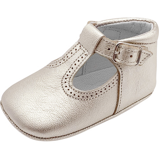 Early Days软底婴儿童室内王子公主款搭扣意大利真皮学步前鞋