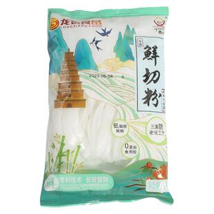 广龙香养点新鲜河粉正宗炒牛河粉营养速食鲜切湿河粉500g厂家直销