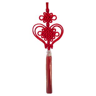 中国结同心结挂件小号床头卧室流苏纯手工艺创意送老外情人节礼品