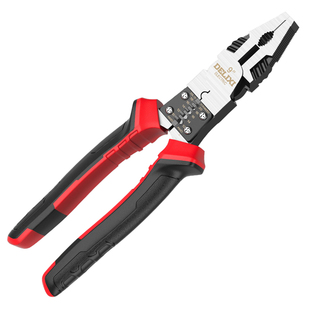 德力西电气老虎钳家用钢丝钳多功能尖嘴钳斜口钳大全电工专用钳子