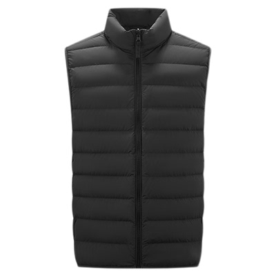 森马轻薄内搭冬防泼水羽绒马甲男