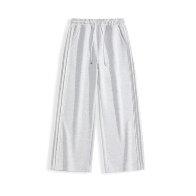 真维斯灰色卫裤男春秋直筒阔腿裤