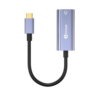 毕亚兹typec转网口千兆手机连网线笔记本电脑c口接网卡连接转接口外接连接器typc转rj45网络转换器有线免驱