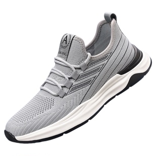 奥康 男鞋2025夏季男士休闲透气网面板鞋防滑户外轻便跑步运动鞋H