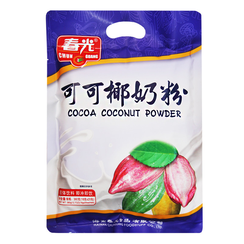 春光食品可可椰奶粉360克X2袋
