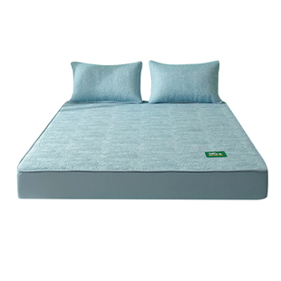 2026新款冰豆豆凉席冰丝席床笠款高端可机洗a类母婴级超凉感软席