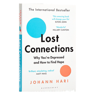 失联 认识沮丧重获自信 英文原版 Lost Connections 约翰哈里 TED演讲家 抑郁忧郁症心理学 搭思考快与慢 沟通的困境 人人都在说谎